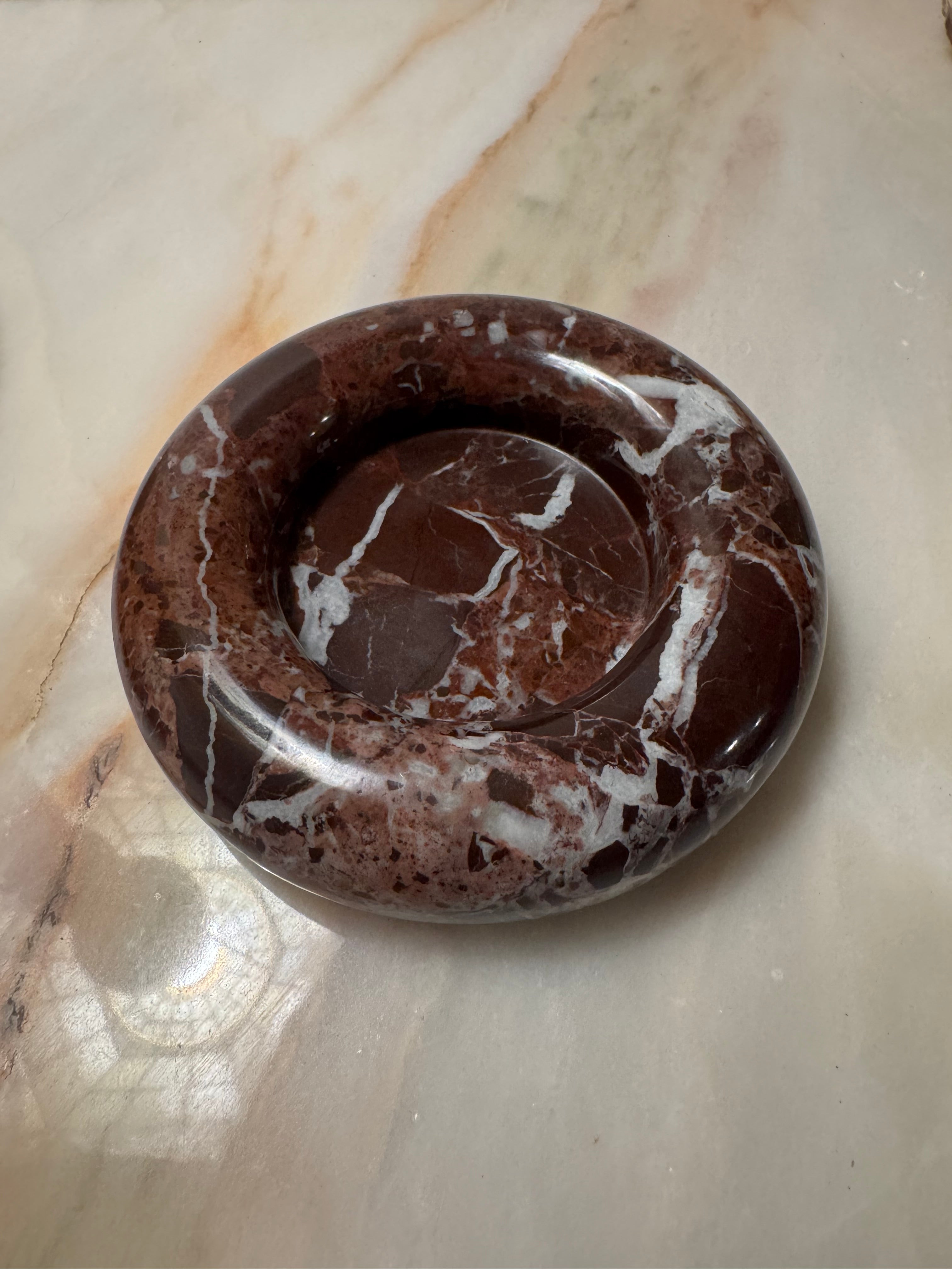 Rosa Levanto Donut Marble Tray – Mocha Mämta