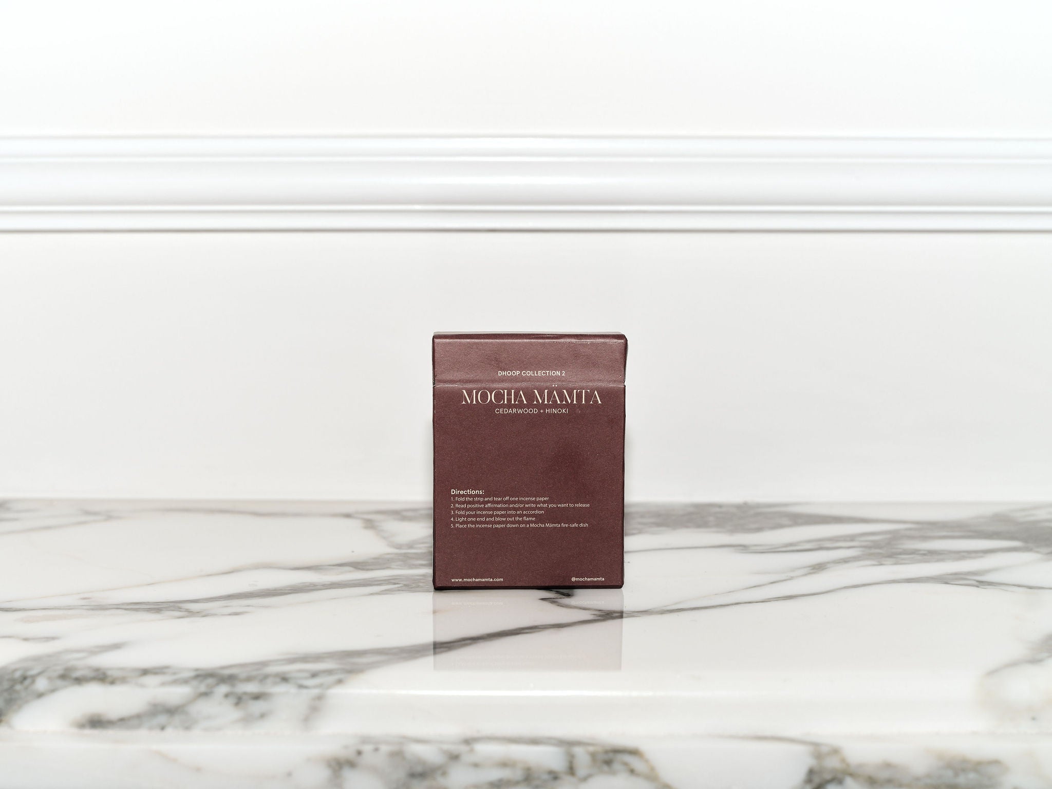 Cedarwood + Hinoki Incense Papers – Mocha Mämta